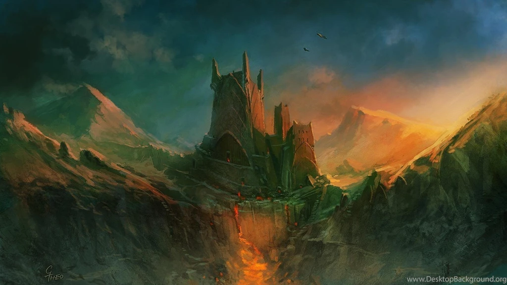 Fortress Fantasy Art Silmarillion Jrr Tolkien Wallpapers