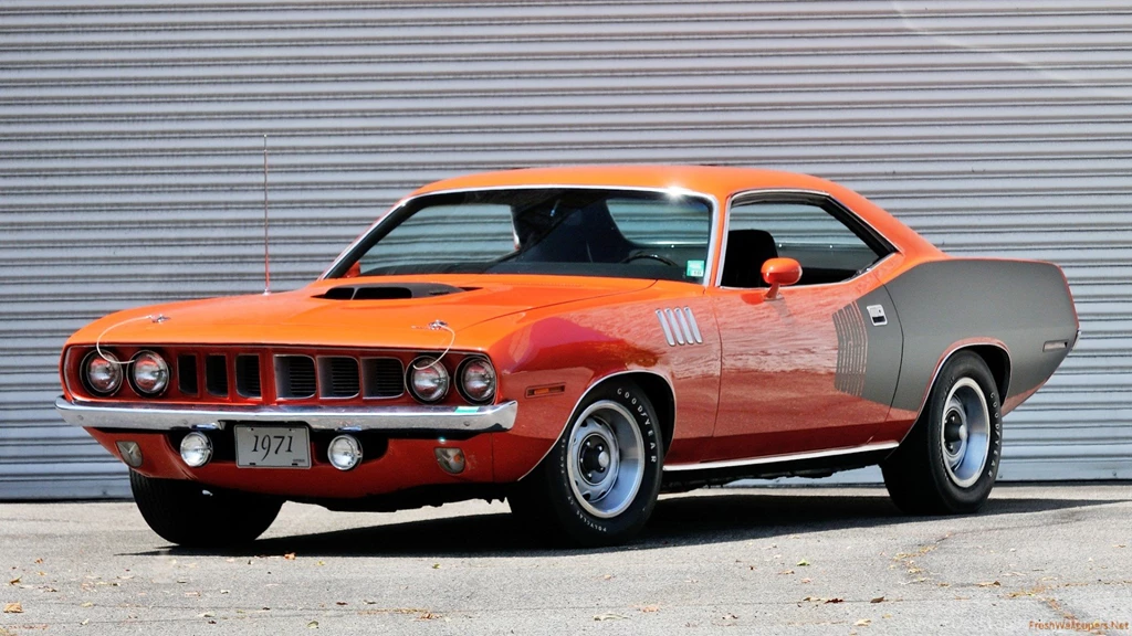 1971 Plymouth Cuda Face Wallpapers