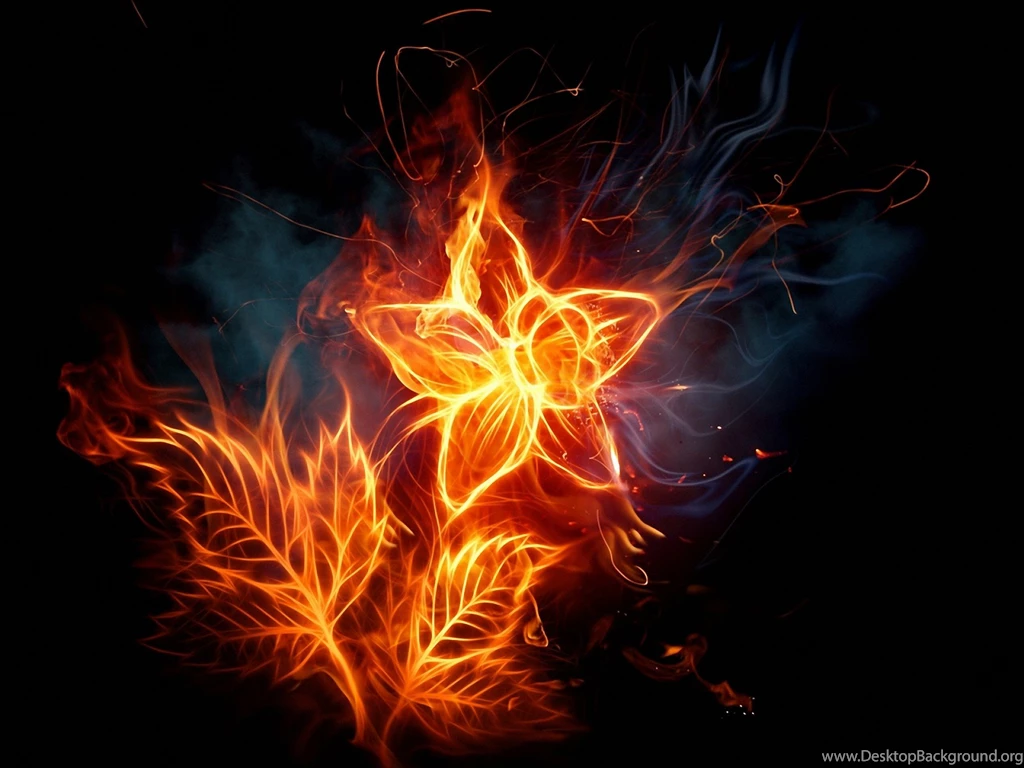 Abstract Flames Wallpapers