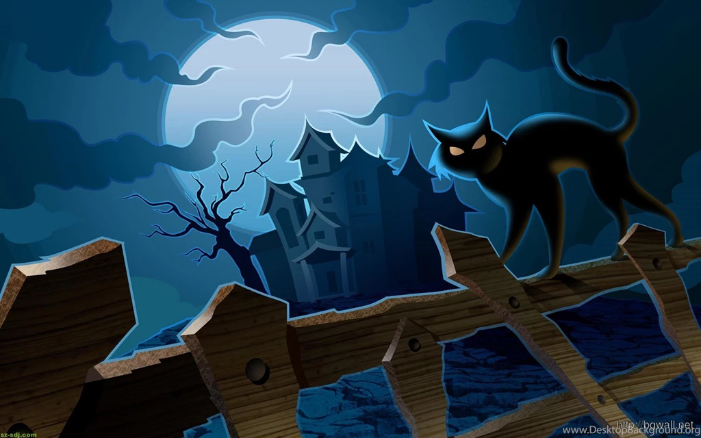 Happy Halloween Cat Wallpapers Widescreen