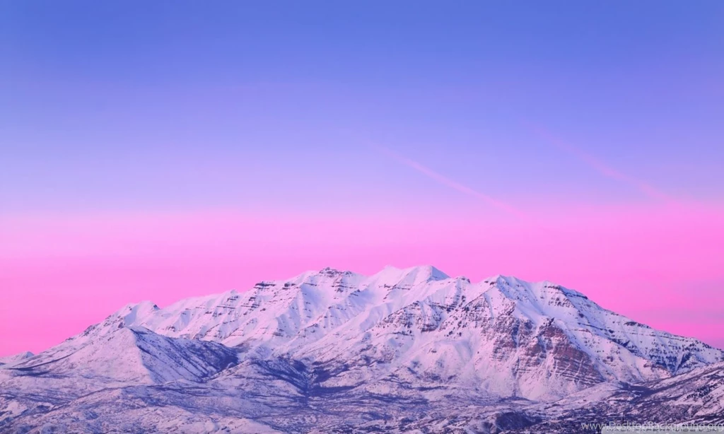 Mount Timpanogos Pink Sunset HD Desktop Wallpapers : High ...