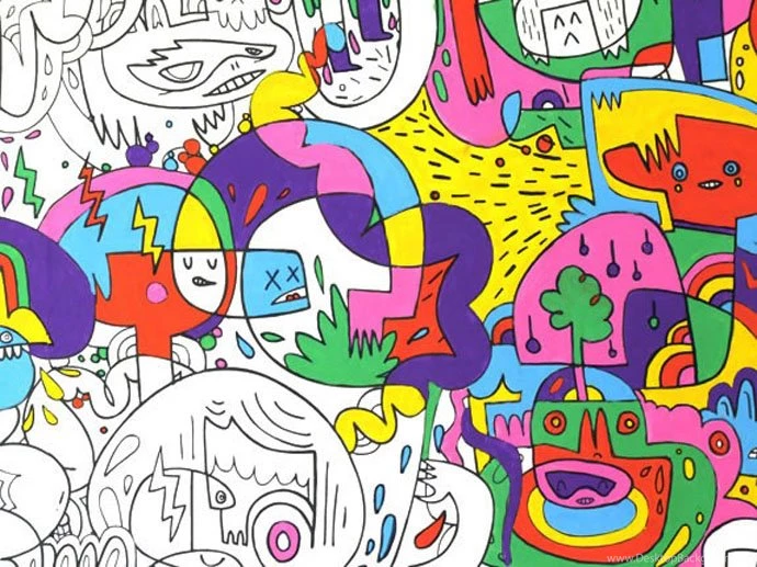 Colour In Wallpapers By Artist John Burgerman