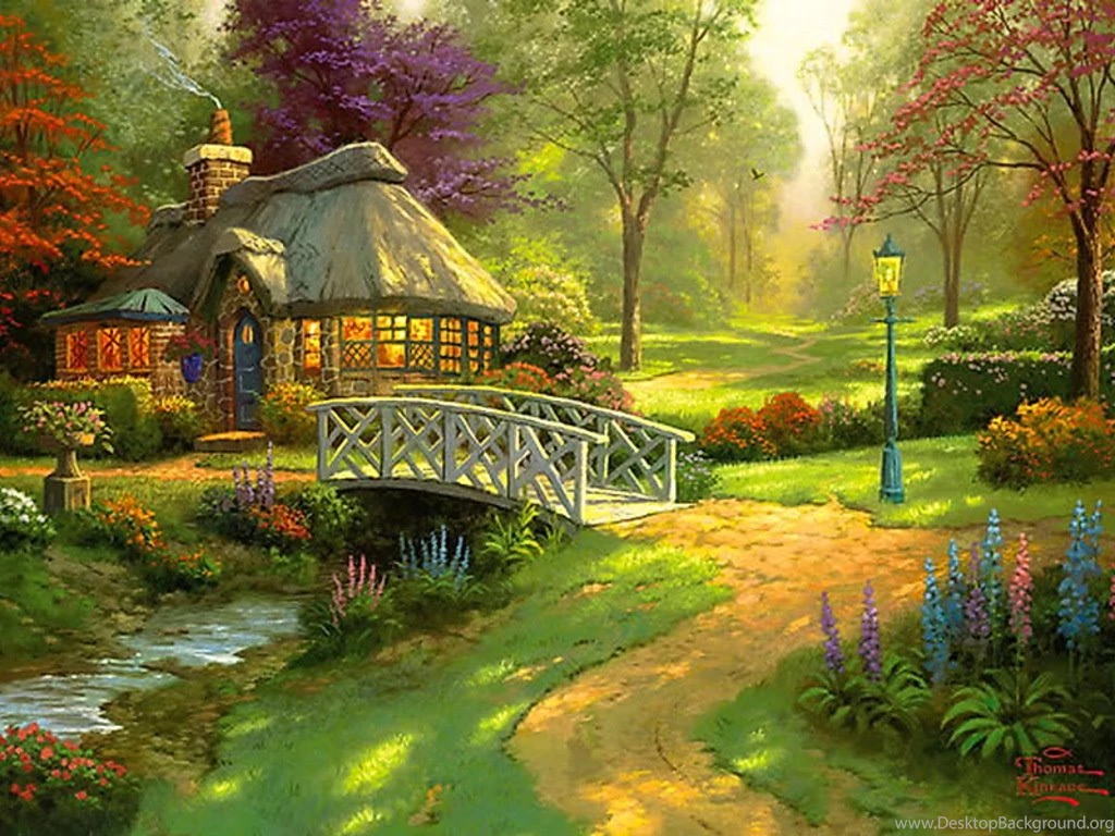 17 Country Cottage Wallpapers Free Wallpapers Desktop Backgrounds ...
