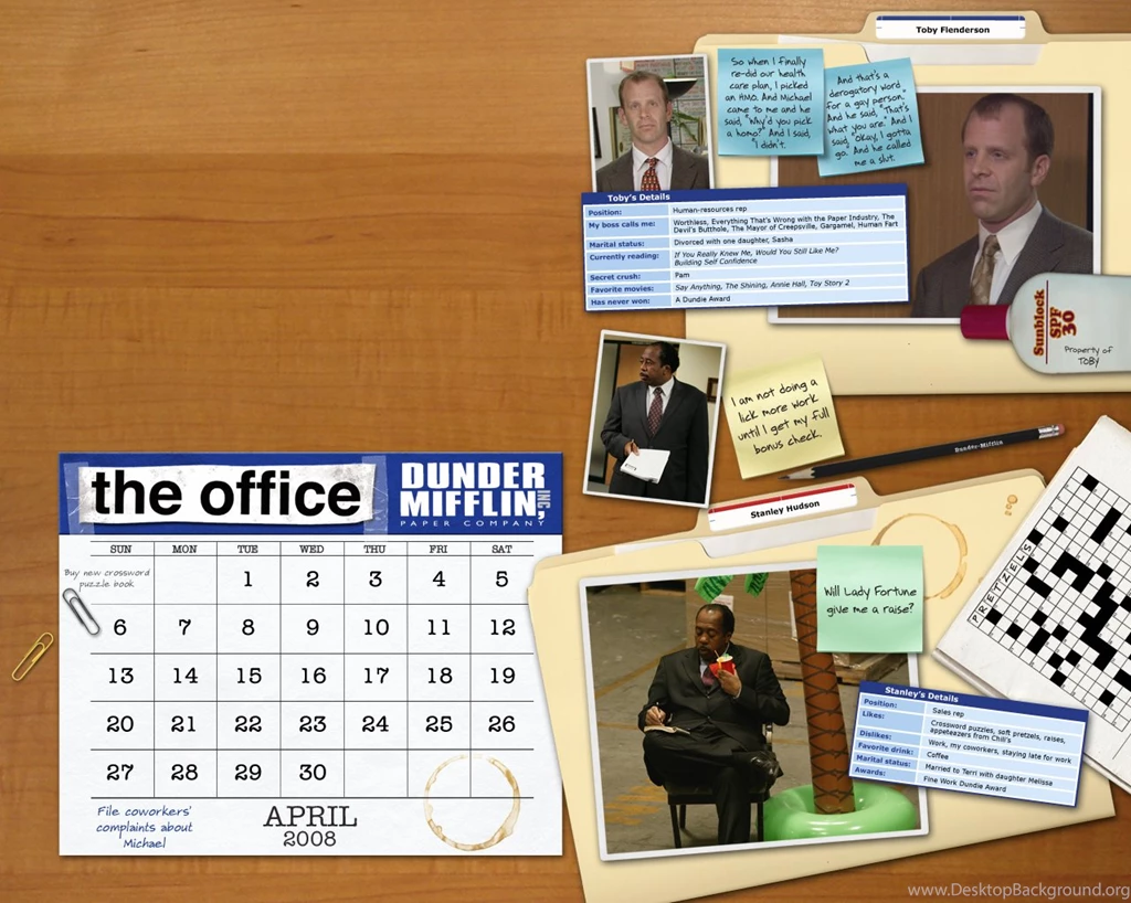 April Desktop Wallpapers The Office Photo (1059177) Fanpop