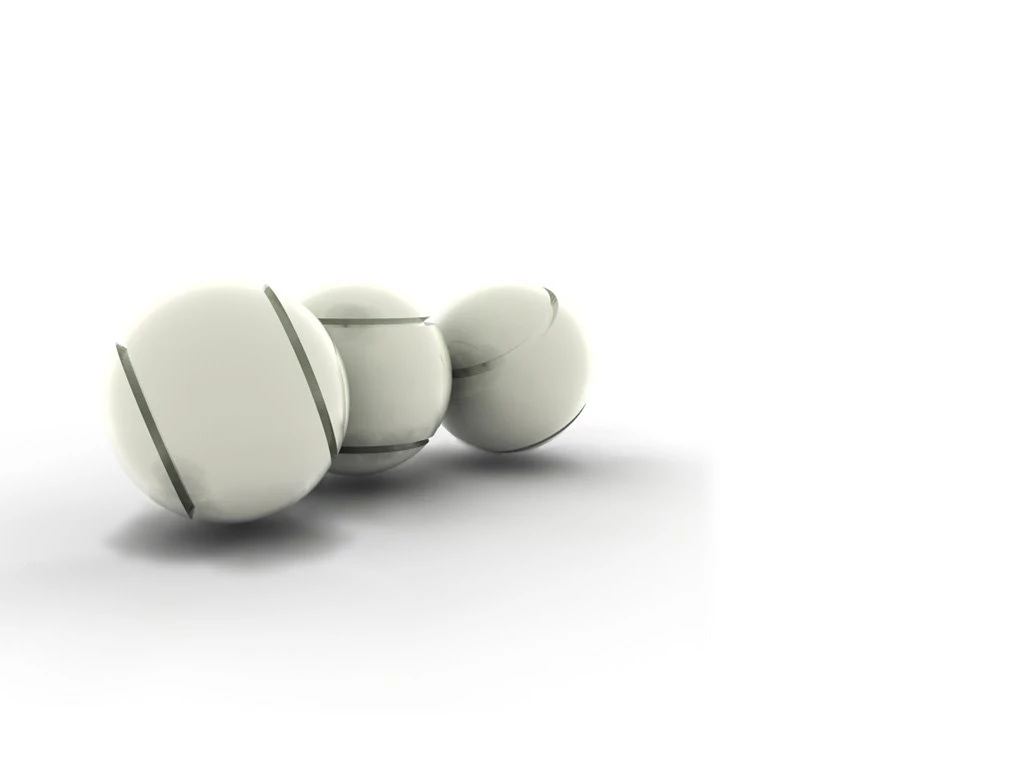 Pressureless Tennis Balls < 3D Art < Gallery < Desktop Wallpapers