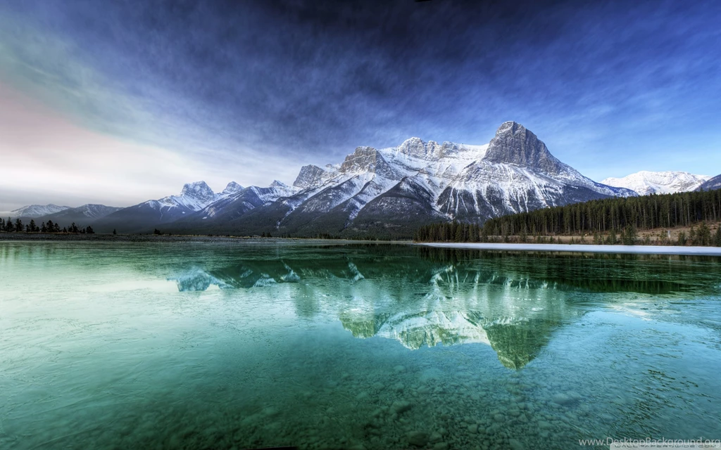 Mountain Lake Scenery HD Desktop Wallpapers : Widescreen : High ...