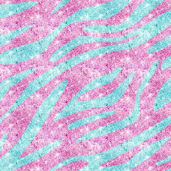 Silver Glitter Zebra Wallpapers