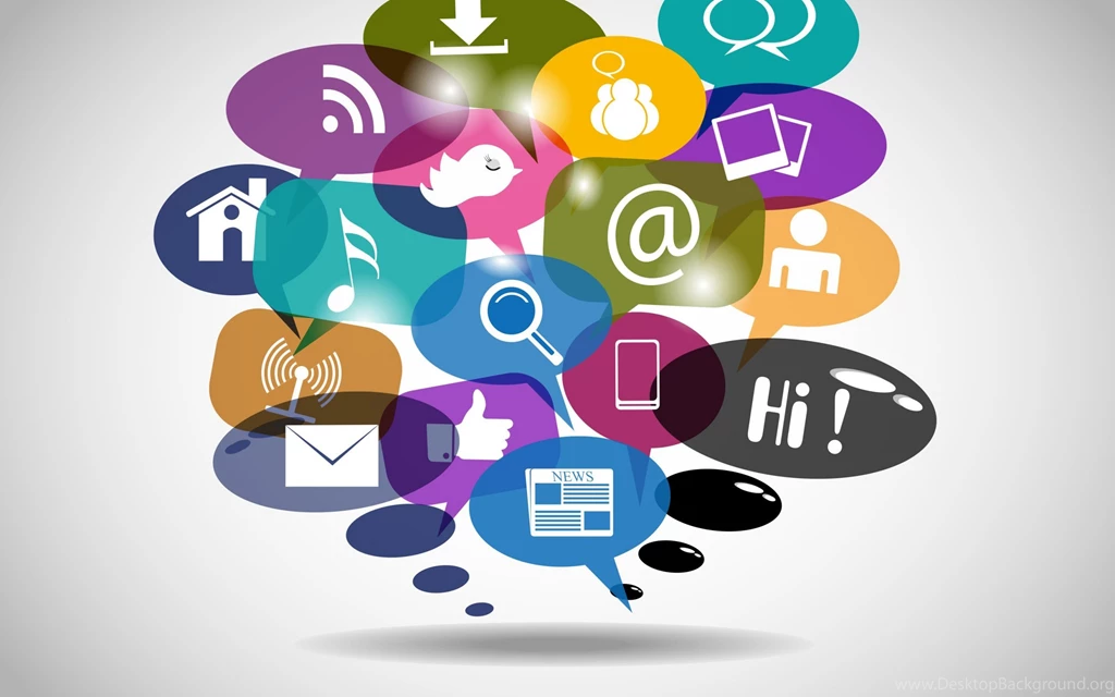 Wallpaper: Social Network, Icons, Media, Internet Wallpapers
