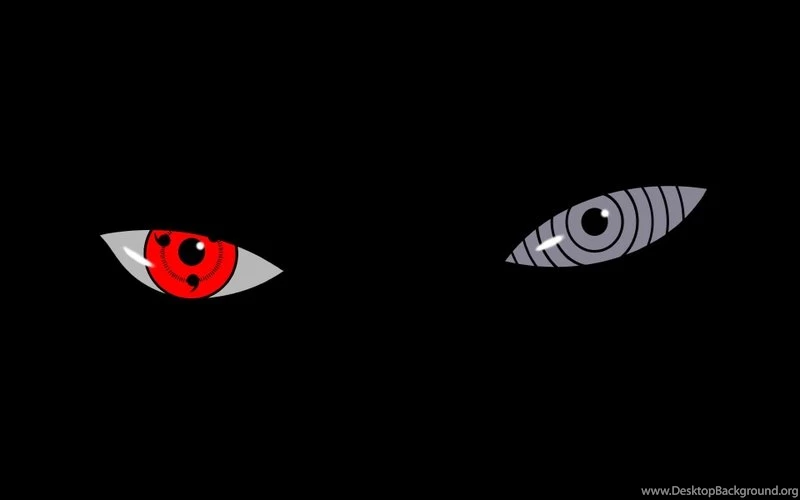 Eyes Naruto Shippuden Sharingan Tobi Black Backgrounds Rinnegan ...