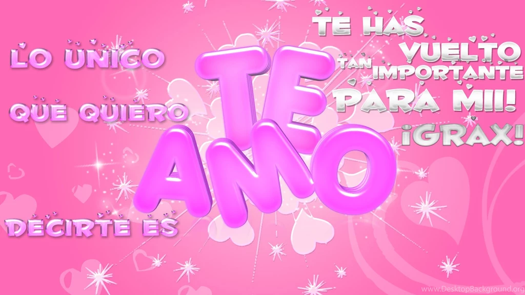 Te Amo Wallpapers BlMt 13813 Hd Pictures