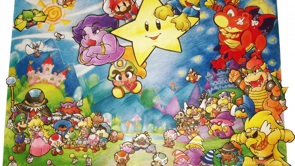 Paper Mario! HD Desktop Wallpapers : Widescreen : High Definition ...