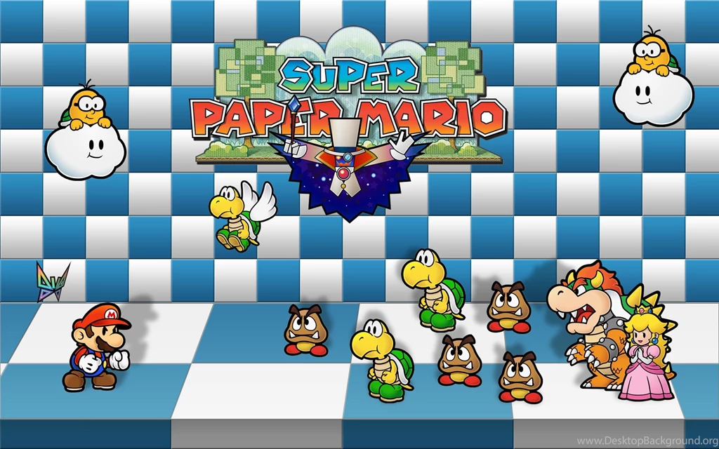 Super Paper Mario Wallpapers 5043 1680x1050 UMad.com