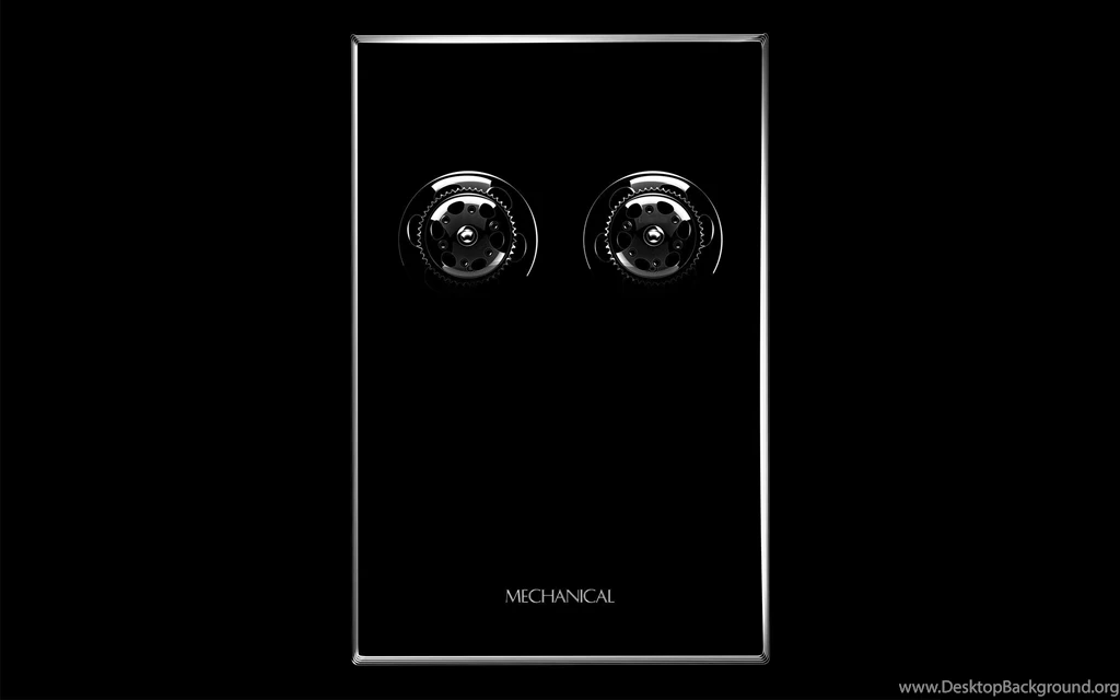 Minimalistic Text Mechanical Wheels Simple Black Backgrounds ...