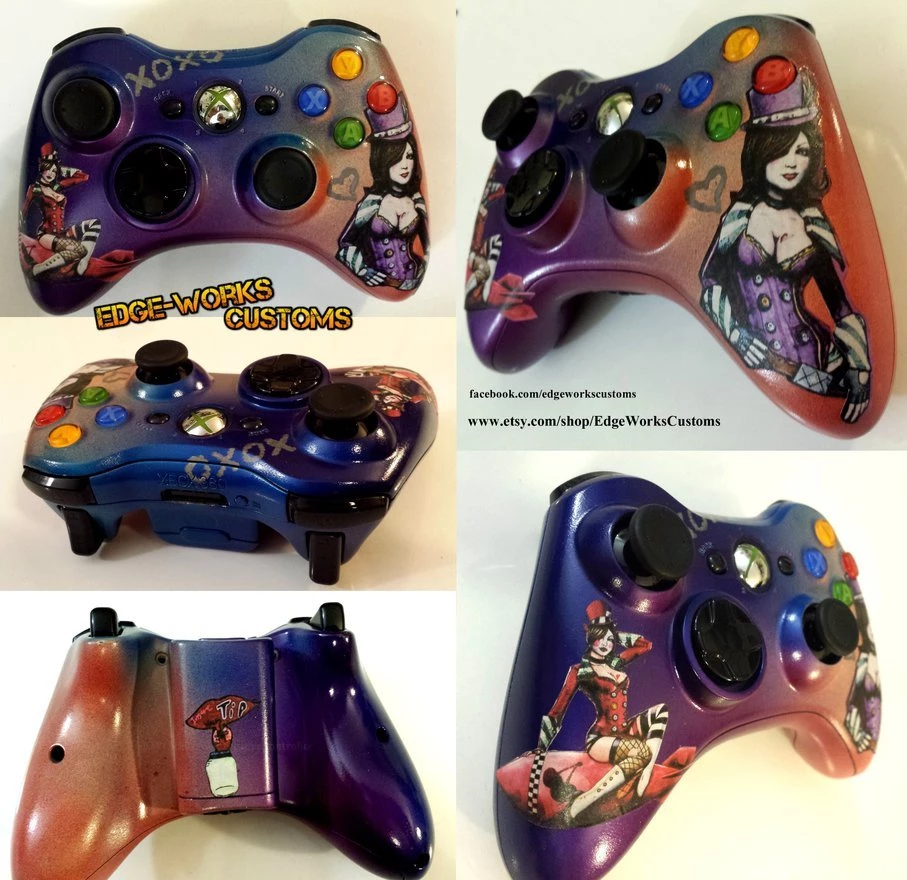 Mad Moxxi Xbox Controller By Edge Works On DeviantArt