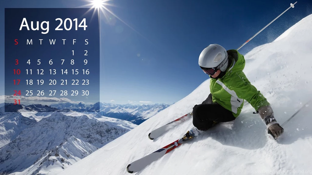 Freestyle Ski August 2014 Calender Wallpaper: View HD Image Of ...
