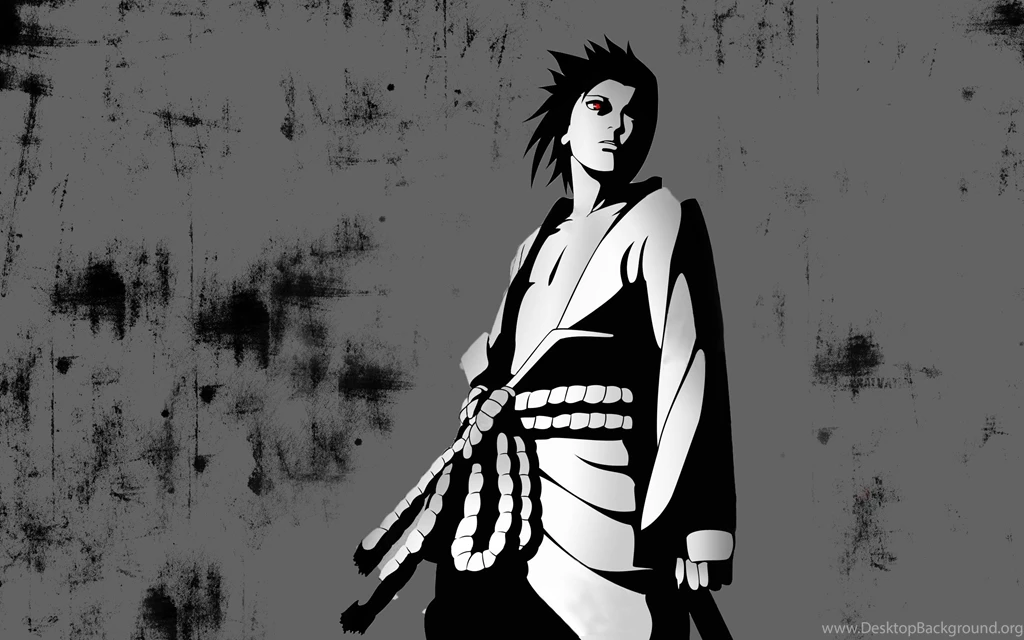 HD Black And White Art Sasuke Wallpapers Full HD Full Size ...