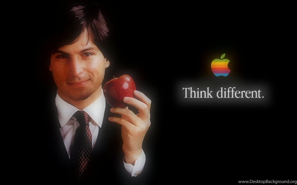 Steve Jobs With Apple : Desktop And Mobile Wallpapers : Wallippo