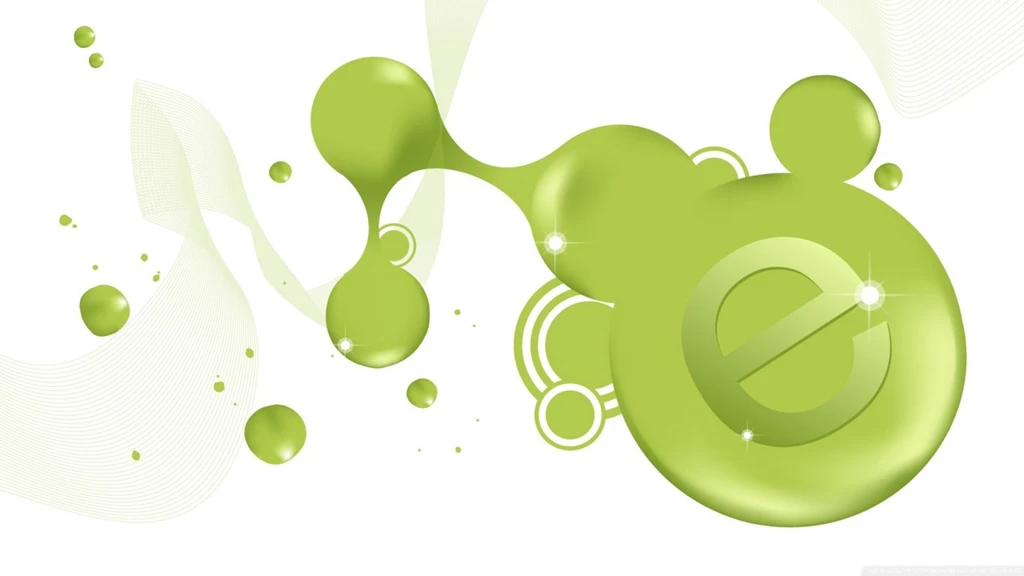 E Green Ink Drops HD Desktop Wallpapers : Widescreen : High ...