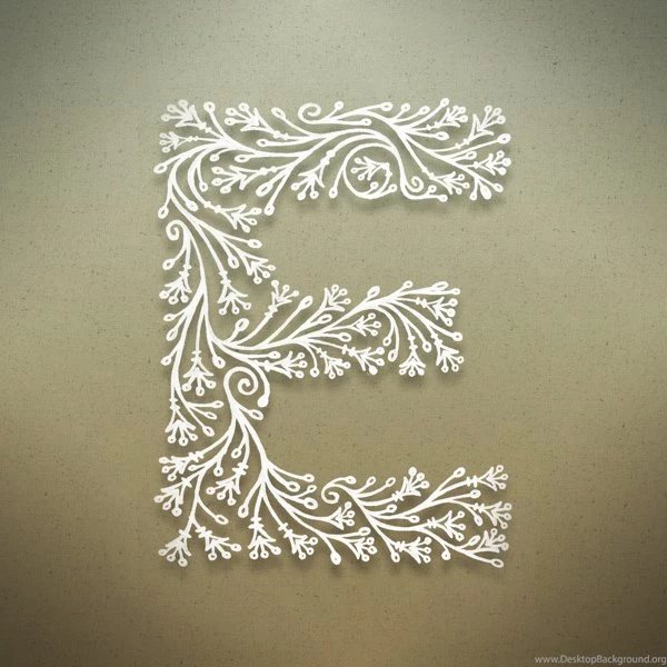 Alphabet Letter E Hd Wallpapers Desktop Background