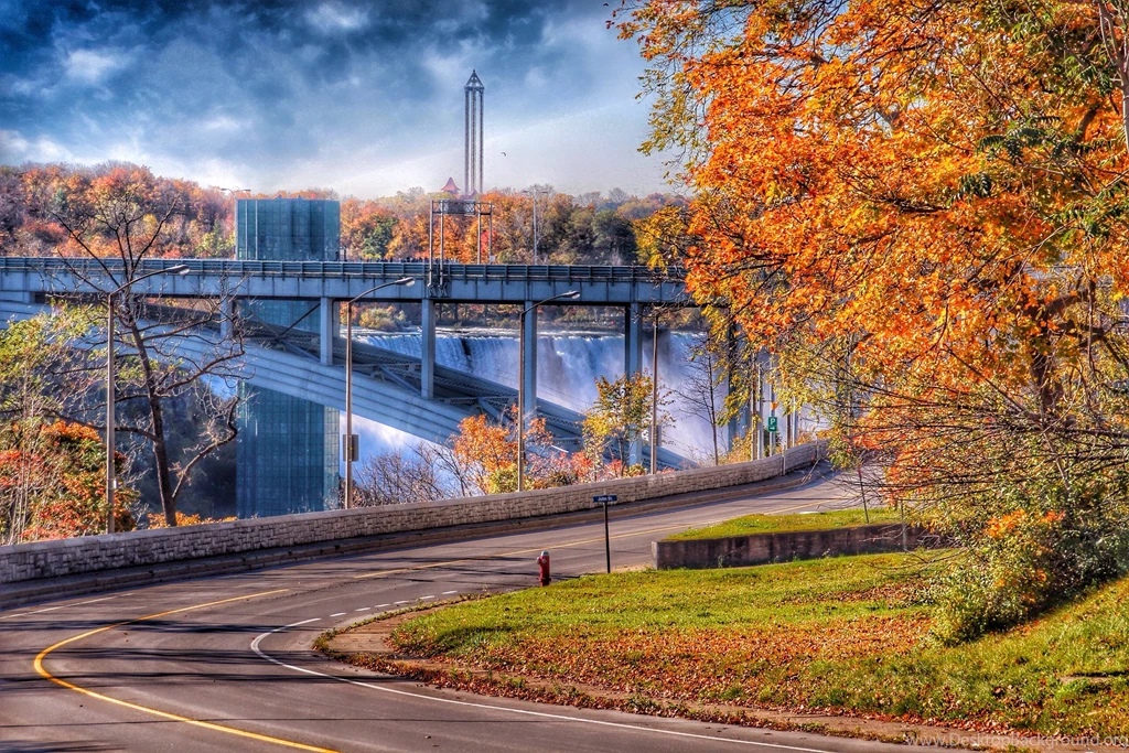 Niagara Falls Onatrio Canada American Falls Landscape Waterfall ...