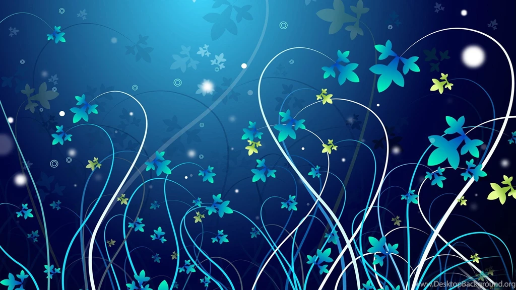 Blue Flowers Backgrounds