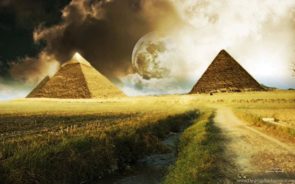 Pyramids Landscape   Egypt Is A Heaven Wallpapers (23788426)   Fanpop