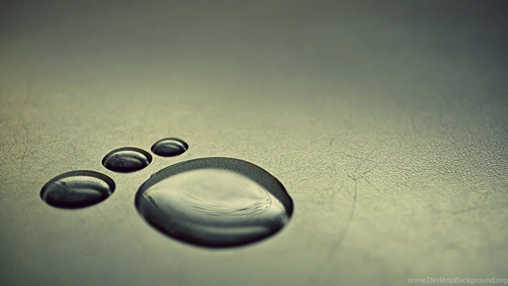 Water, Drop, Footprint, Close up, Hd, Wallpapers