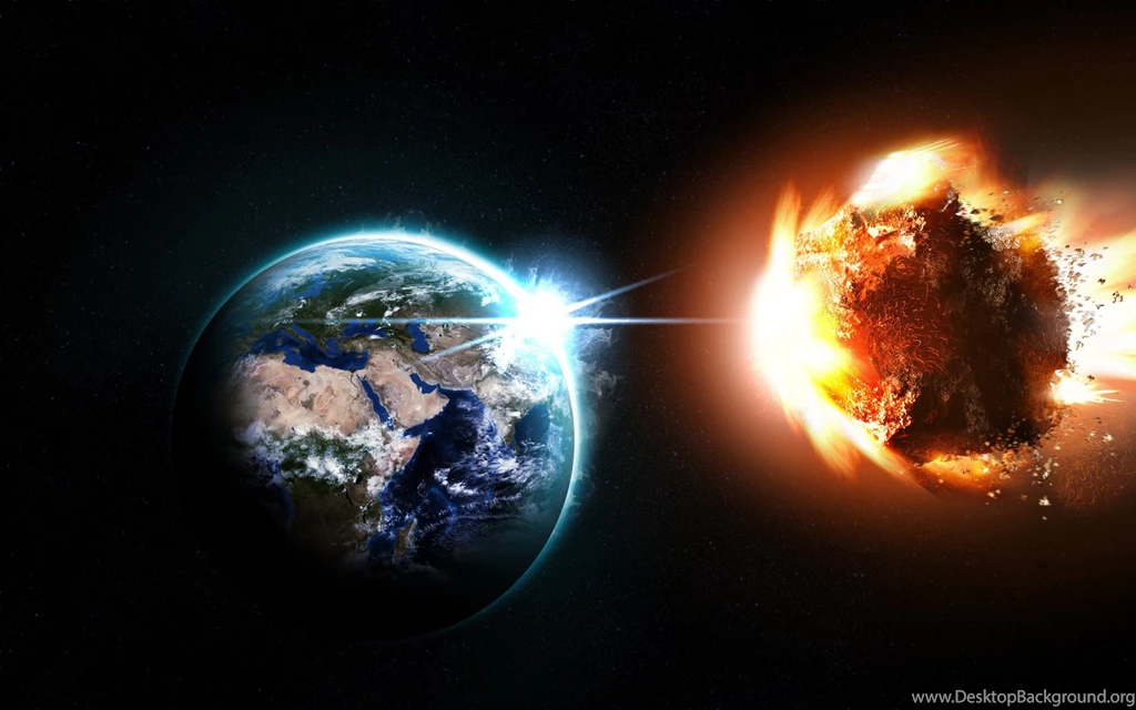 Download Wallpapers 3840x2400 Planet, Meteor, Asteroid, Comet ...