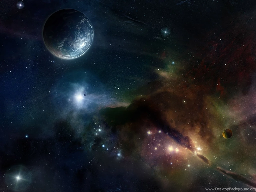 Purple Nebula Space Desktop Hd Wallpapers