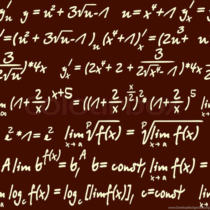 Science Seamless With Mathematics Symbols For Backgrounds Or ...