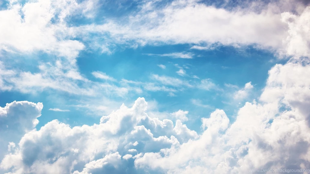 White Clouds Backgrounds Wallpapers
