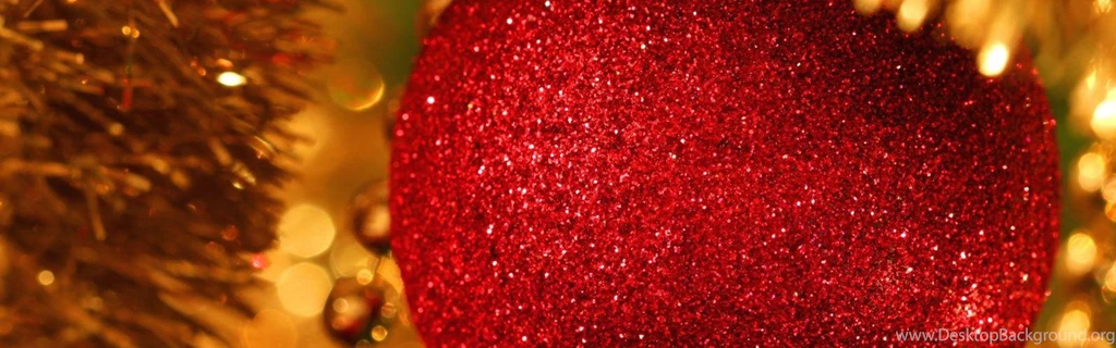 Download Wallpapers 3840x1200 Christmas Decorations, Tinsel, New ...