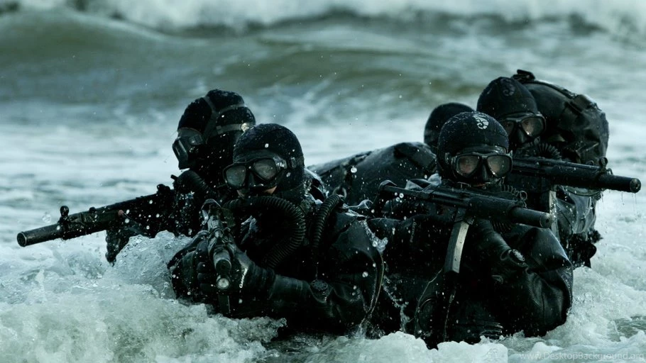 Swimmers, Group, Sea, Combat, Mask, Machines, Weapons, Naval ...