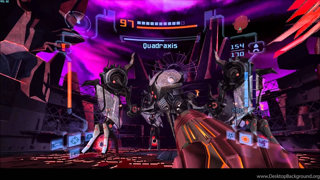 Metroid Prime 2 : Quadraxis Boss Battle HD YouTube