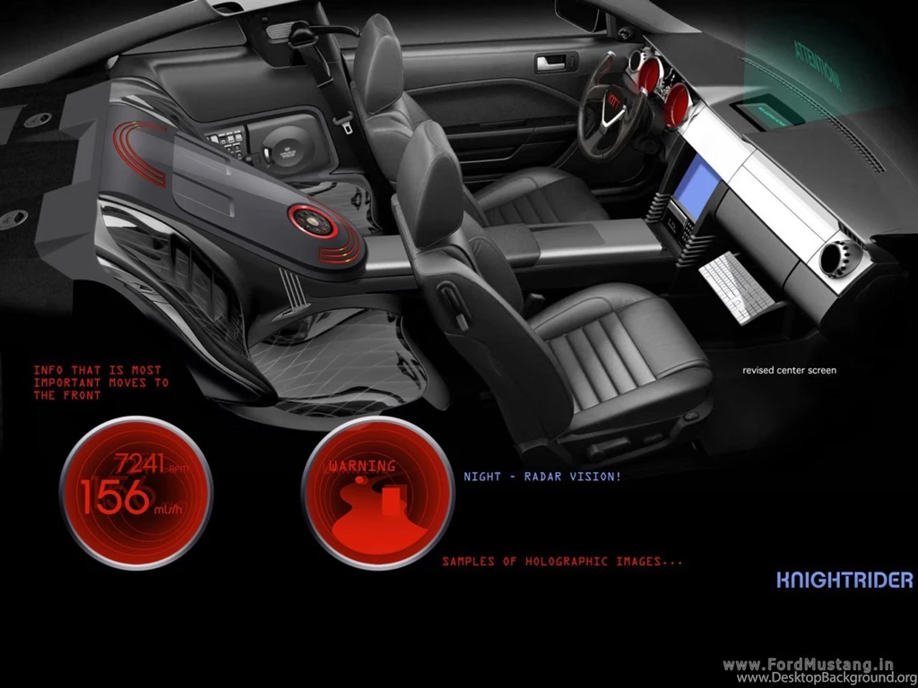 Knight Rider Mustang Interior, Ford Mustang Shelby Gt500kr Kitt ...
