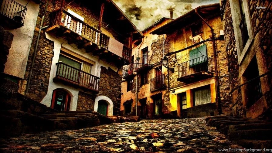 15867 Dark City Street 1920x1080 World Wallpapers Wallpapers ...