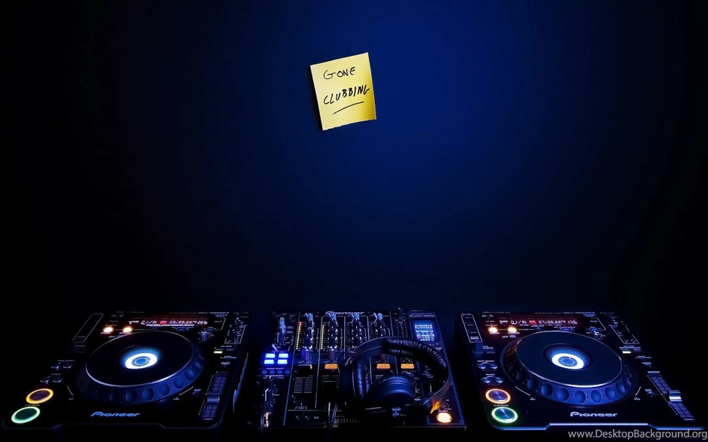 Headphones Djs Turntables