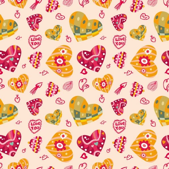 Heart Backgrounds Vector Cute Pursuit Free Vector / 4Vector