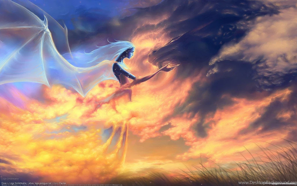 LOVE OF ANGEL WALLPAPER   (