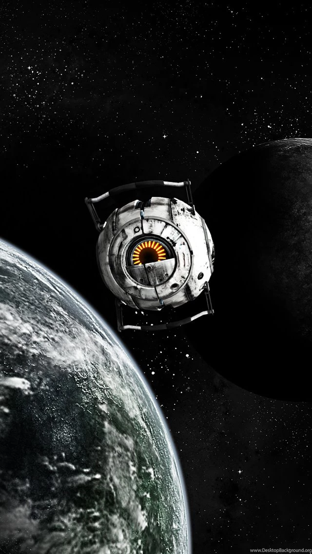 Portal 2 Wheatley iPhone 5 Wallpapers (640x1136)