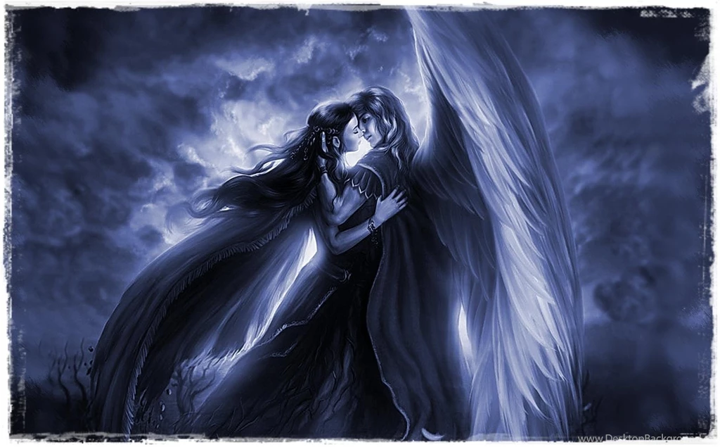 KISS OF THE ANGEL WALLPAPER   (