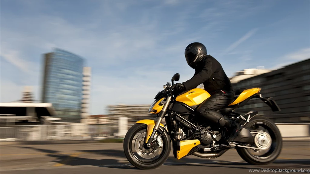 Ducati Stock Photos Bike Streetbike Fighter Yellow Street : Full ...
