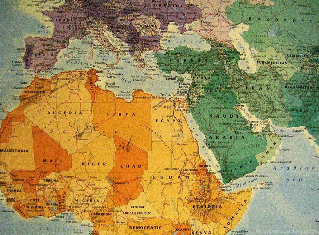 World Map With Countries HD Wallpapers