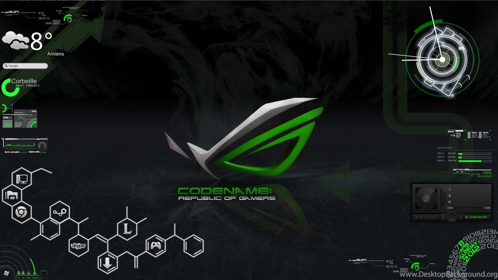 Technology Asus Republic Gamers Computer Game Wallpapers Wide ...
