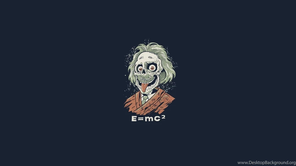 ALBERT EINSTEIN ZOMBIE WALLPAPER (