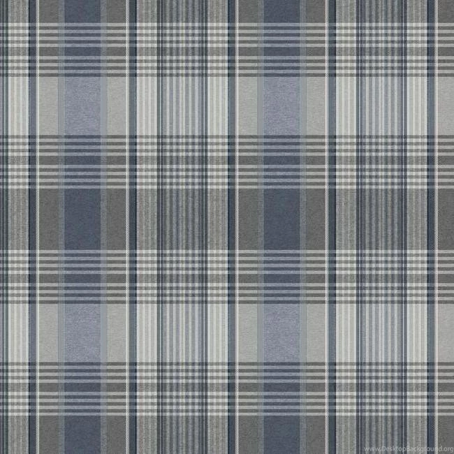 Bartola Plaid Wallpapers In Blue And Grey Design By York ...