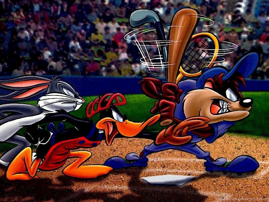 My Free Wallpapers Cartoons Wallpapers : Bugs Bunny Baseball