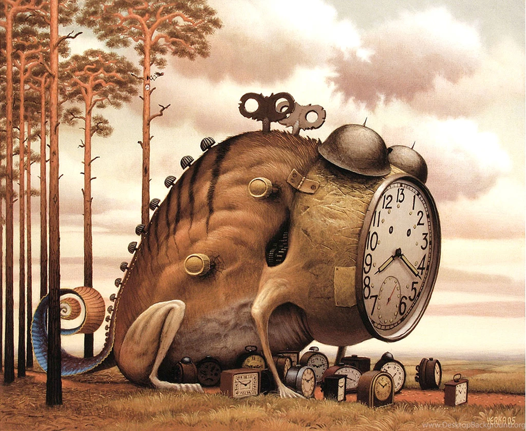 Monster Surreal Jasek Yerka Time