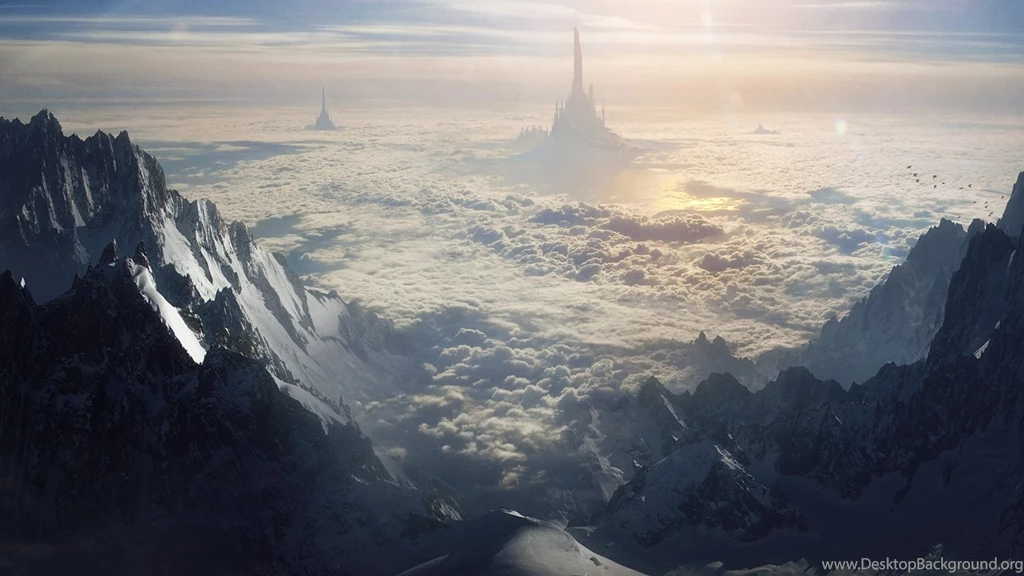 Wallpapers Mac Wallpapers And Mountain Clouds Castle Surreal Desktop ...