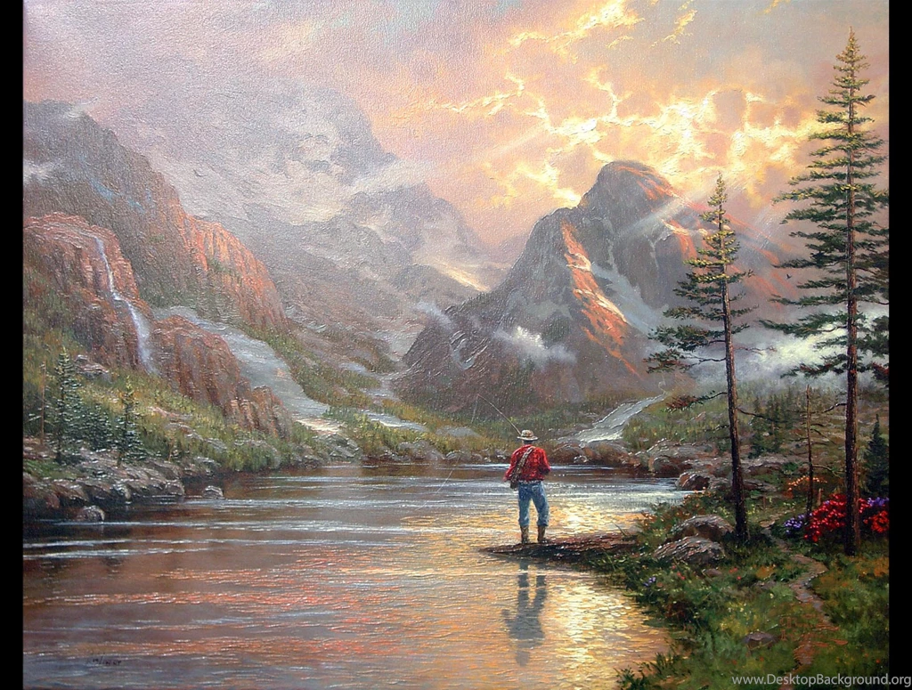 Summer Wallpapers By Thomas Kinkade 55165 Desktop Wallpapers